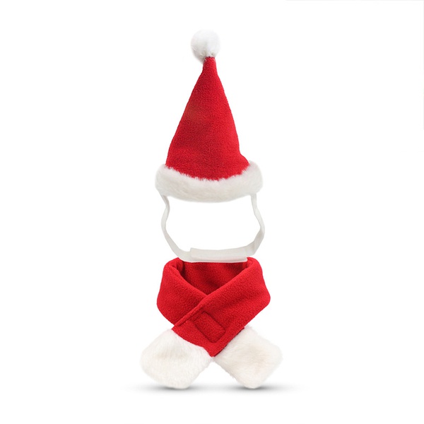 Christmas hats and scarves suits for cats and dogs small pets